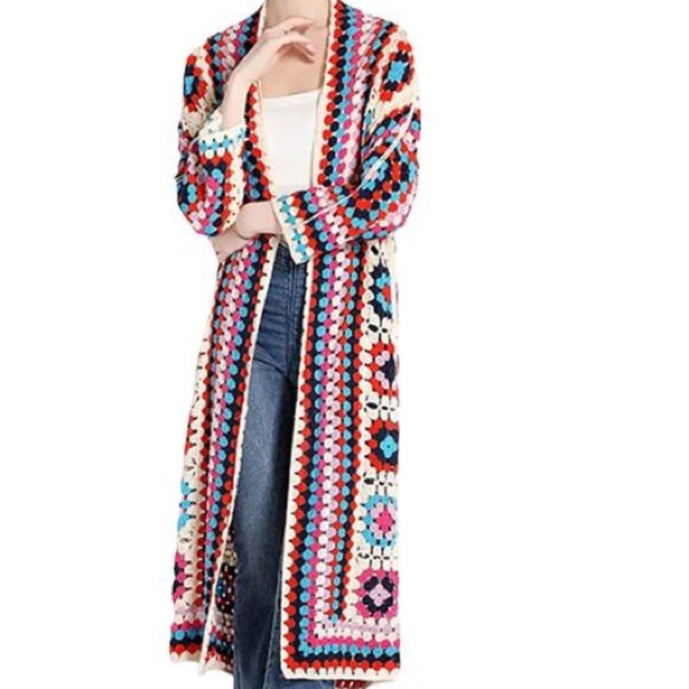Boho Crochet Cardigan